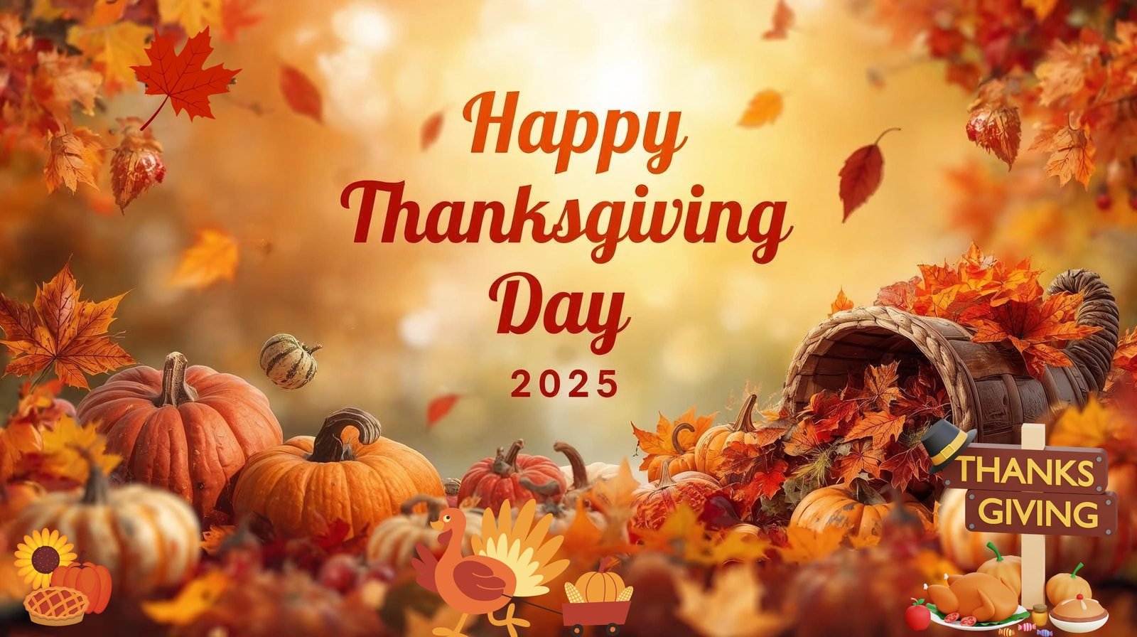 Happy Thanksgiving 2025 Wishes With Images, Pictures, and Photos