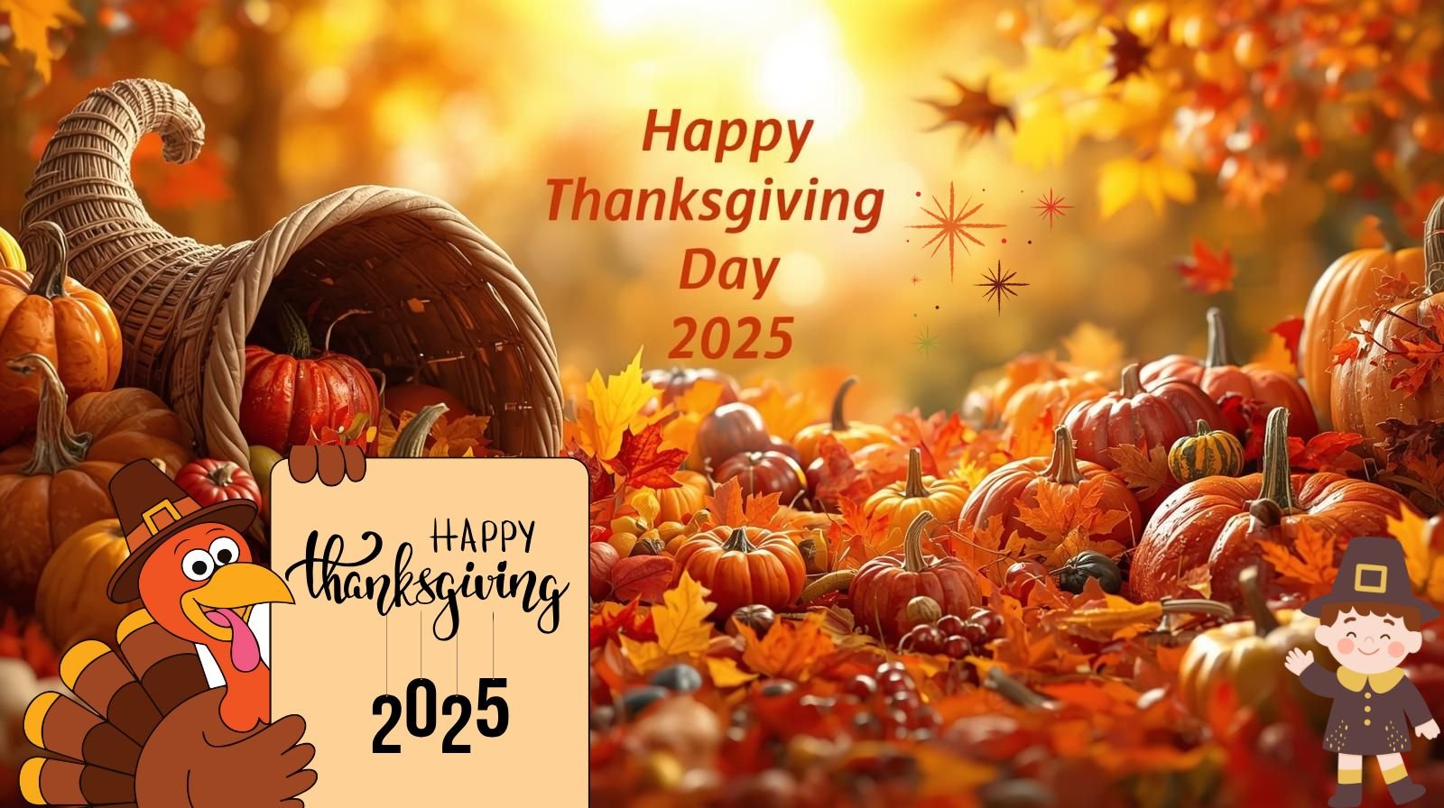 Top 300 Plus Happy Thanksgiving 2025 Wishes, Images, and Pictures