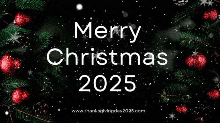 Happy Christmas 2025 Animated GIF Images, Get Santa Claus, Christmas Tree and More GIFs