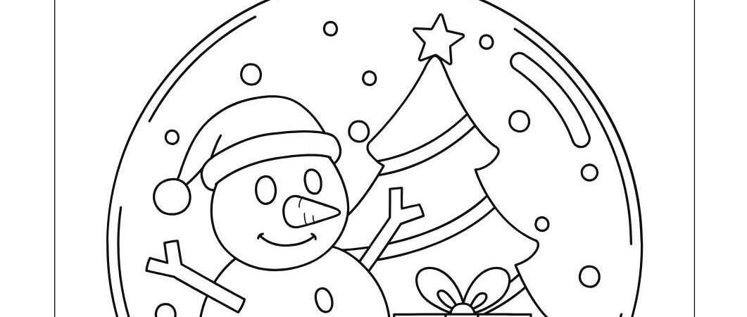 Dibujos para Colorear de Navidad 2025