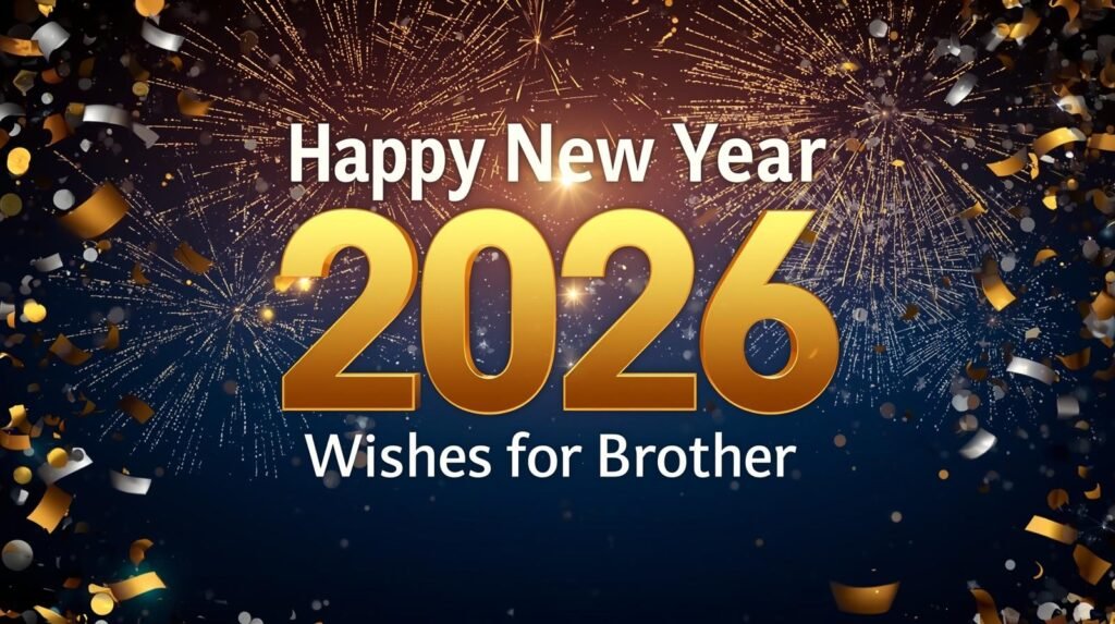 Happy New Year 2026 Wishes for Brother