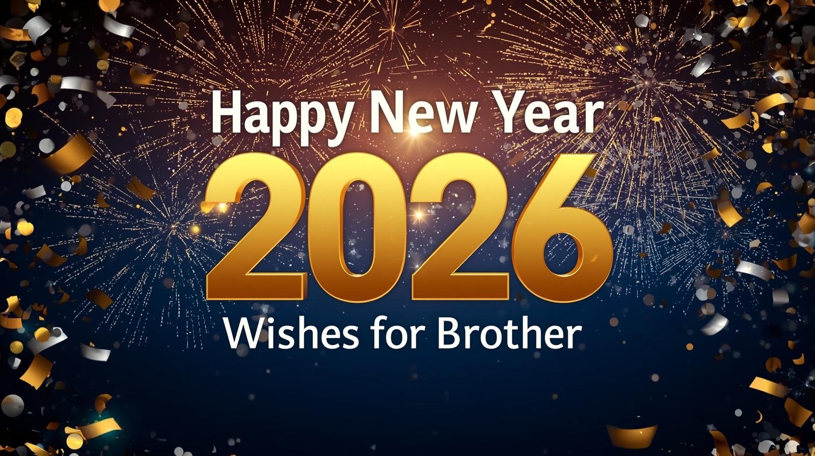 Happy New Year 2026 Wishes for Brother: Heartfelt Messages and Greetings