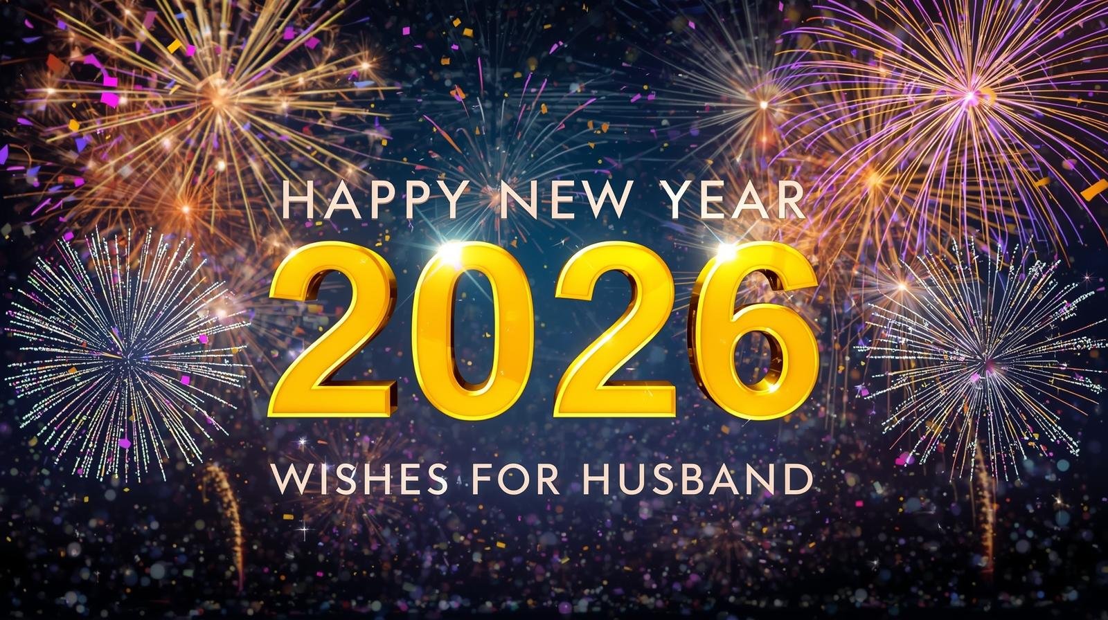Best Happy New Year 2026 Wishes for Husband