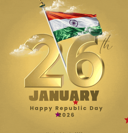 Happy Republic Day 2026 Animated GIF Images
