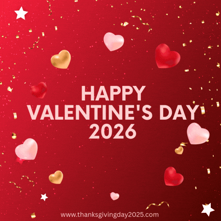 Happy Valentine’s Day 2026 Animated GIF Images